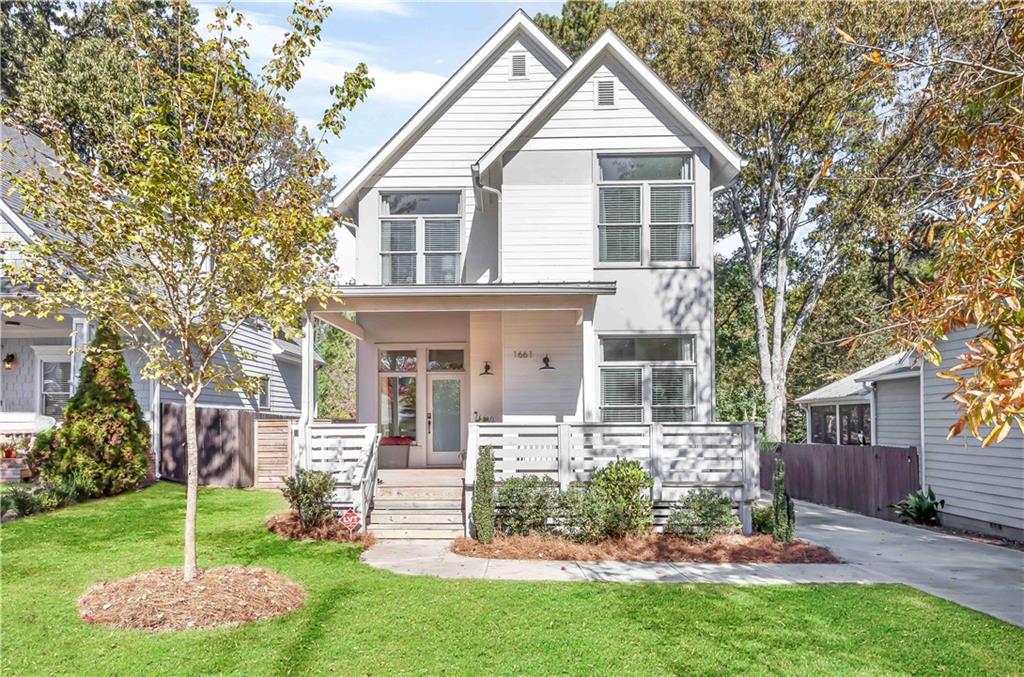 1661 Laurel Avenue Northwest Atlanta, GA 30318 - Photo 1 of 1 Xmetrical Modern Farmhouse Design