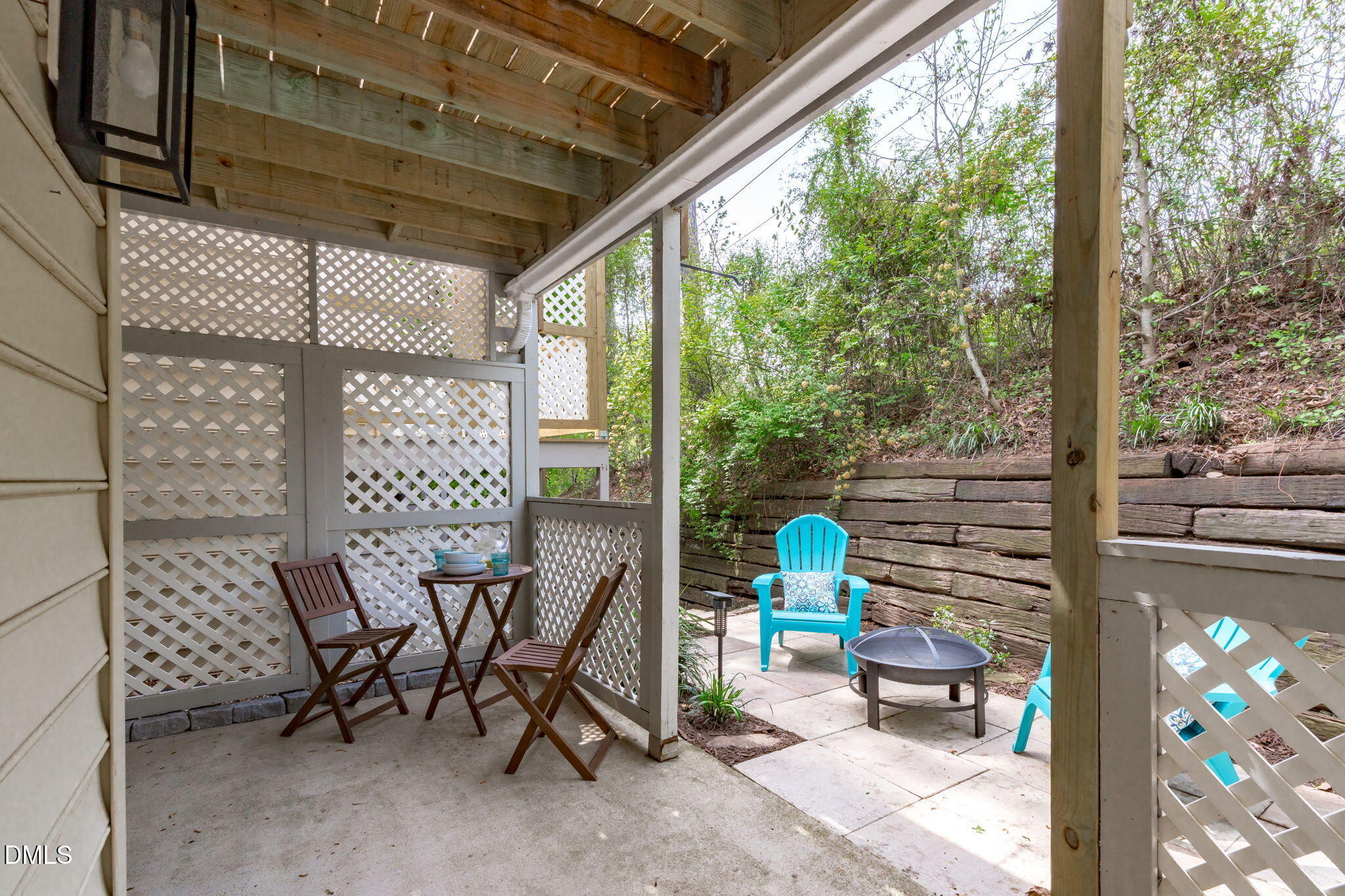203 Oak Hollow Court Raleigh, NC 27613 - Photo 33 of 37 a view of a outdoor space with seating area