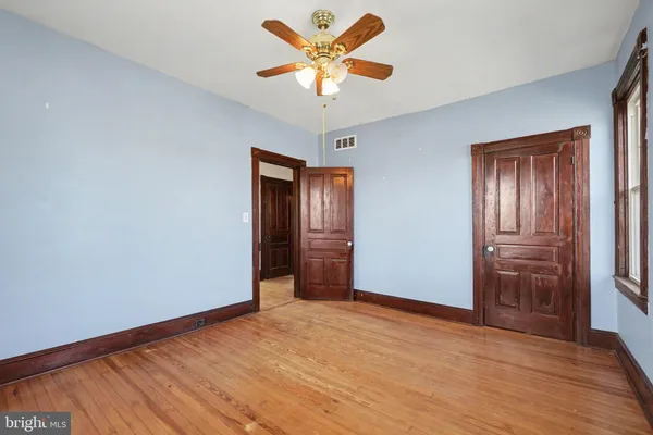 wooden floor in an empty room