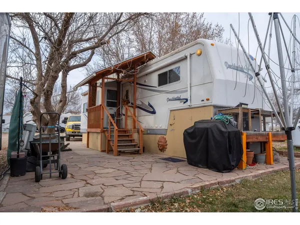 a front view of a building with many windows