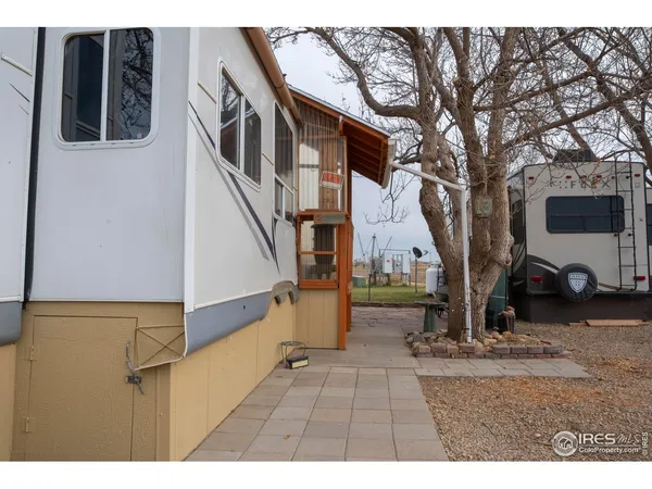a view of outdoor space and deck