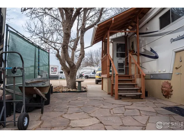 a view of outdoor space and deck