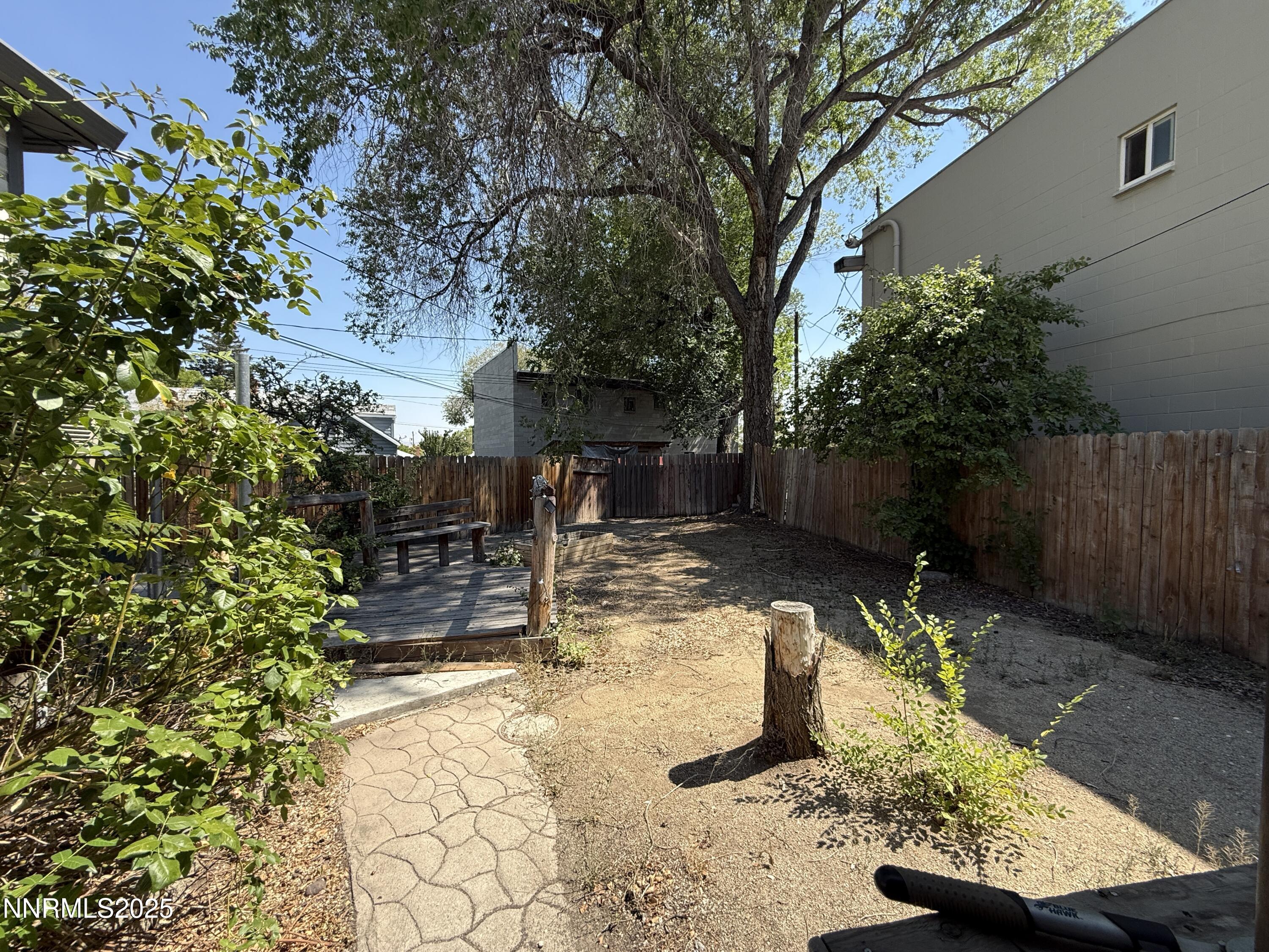 1170 Forest Street Reno, NV 89509 - Photo 16 of 32 a view of a backyard with sitting area