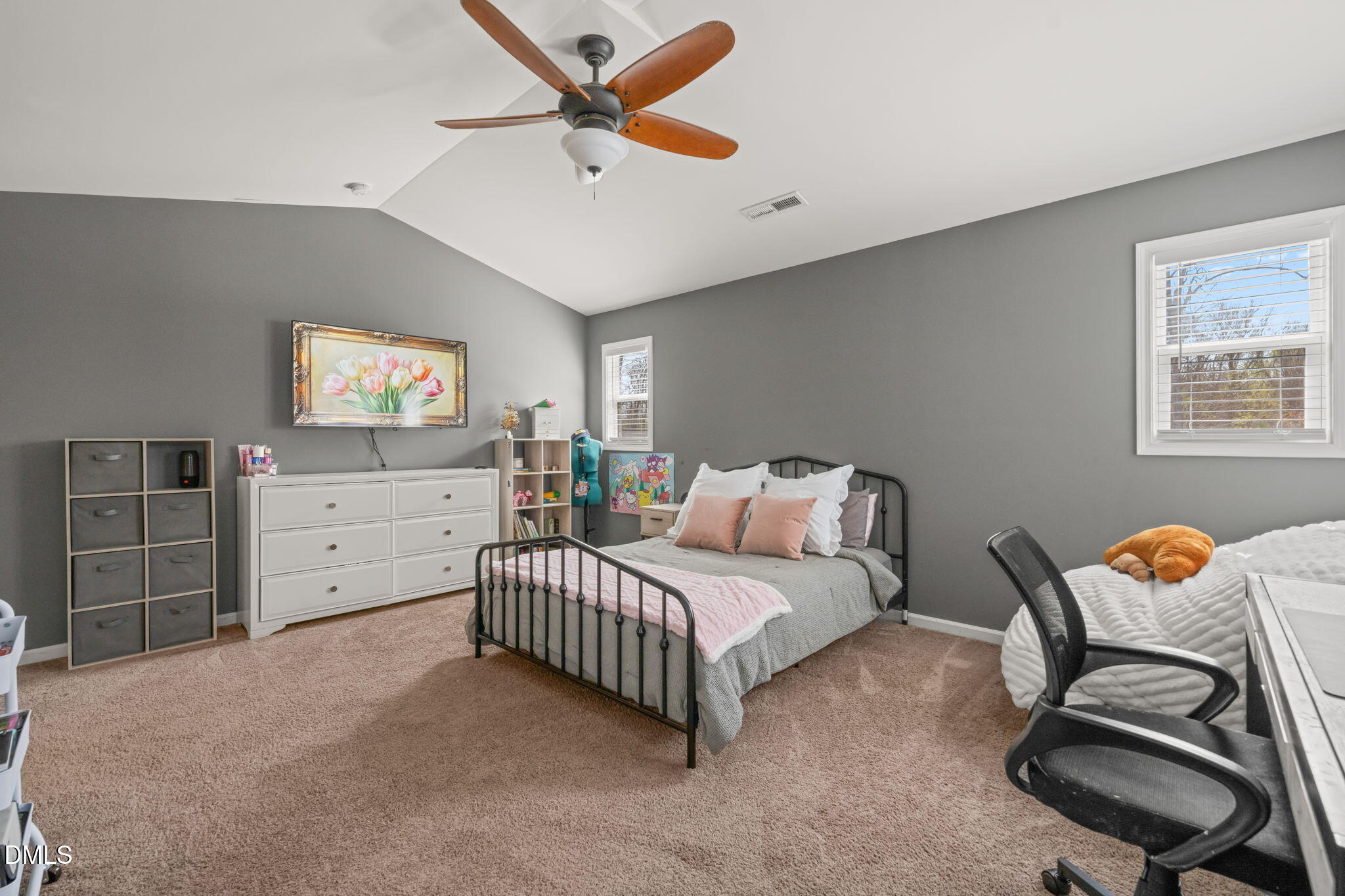 1716 Main Divide Drive Wake Forest, NC 27587 - Photo 24 of 45 a bedroom with furniture and a window