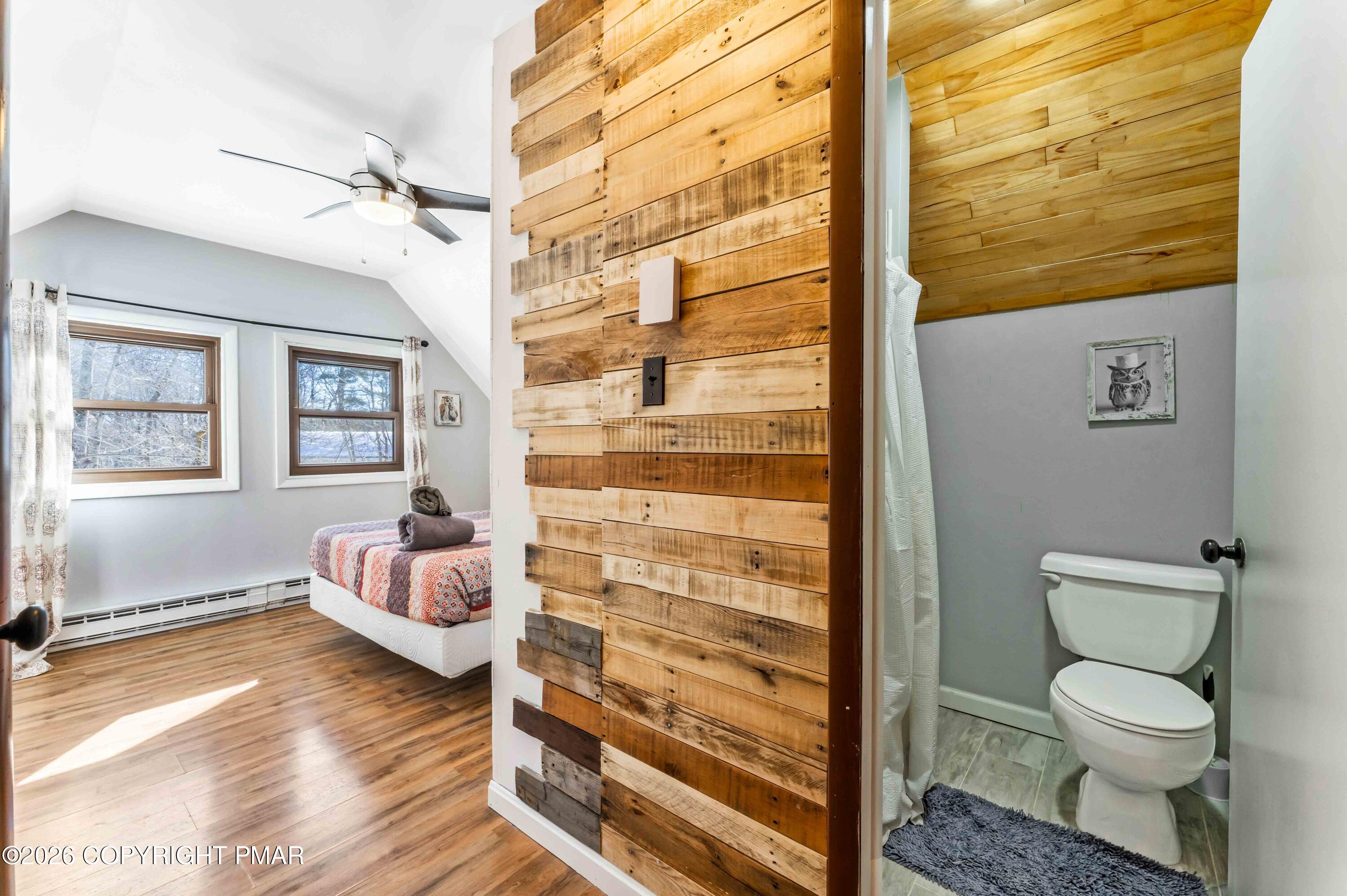 102 King Arthur Road Pocono Lake, PA 18347 - Photo 37 of 59 a bathroom with a toilet and a shower