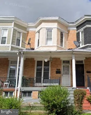 a front view of a house with windows
