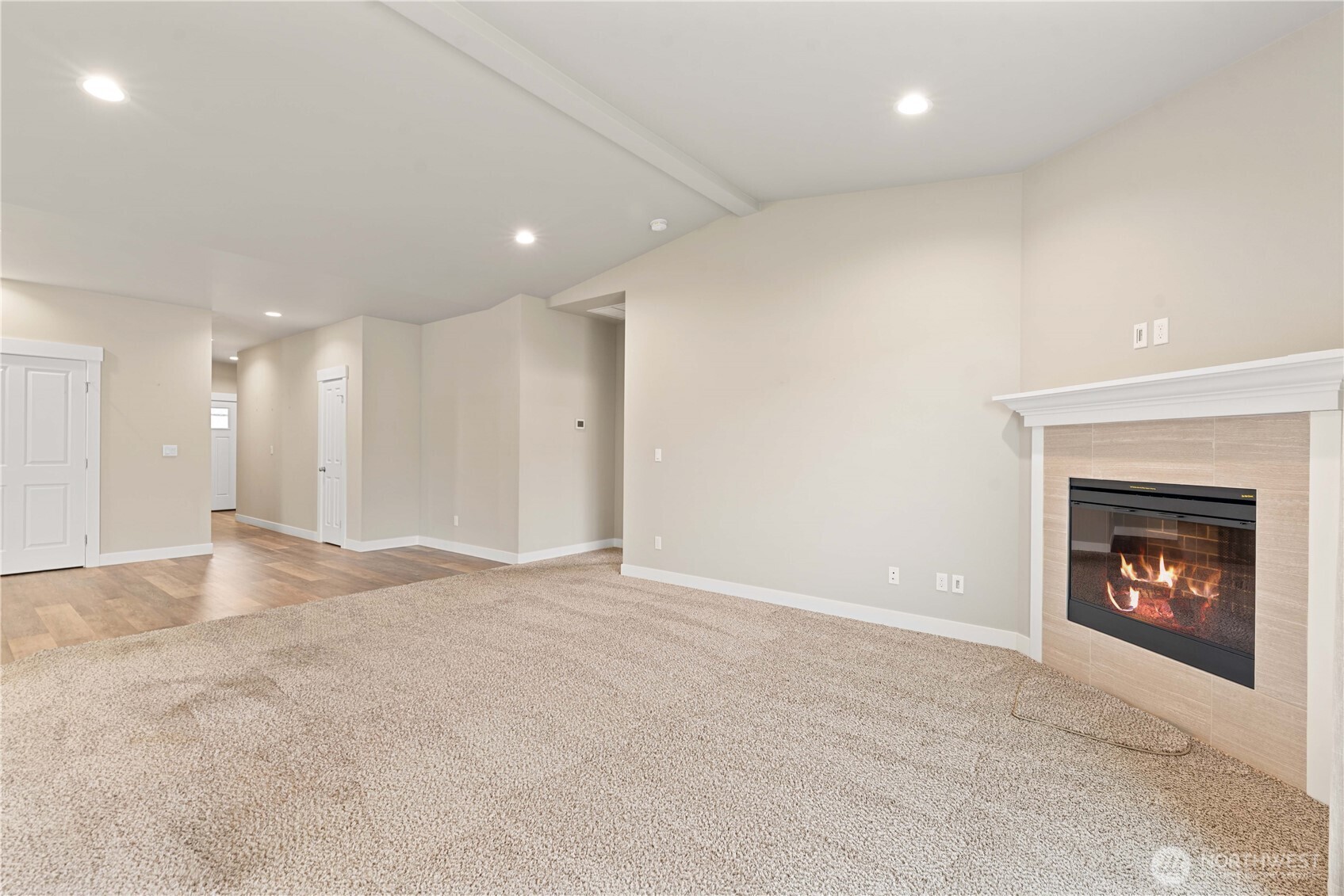 204 Pershing Circle Wenatchee, WA 98801 - Photo 6 of 33 a view of an empty room with a fireplace