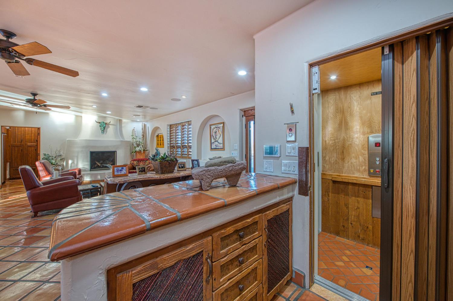 15516 North Friant Road Friant, CA 93626 - Photo 34 of 99 Elevator to garage and wine cellar
