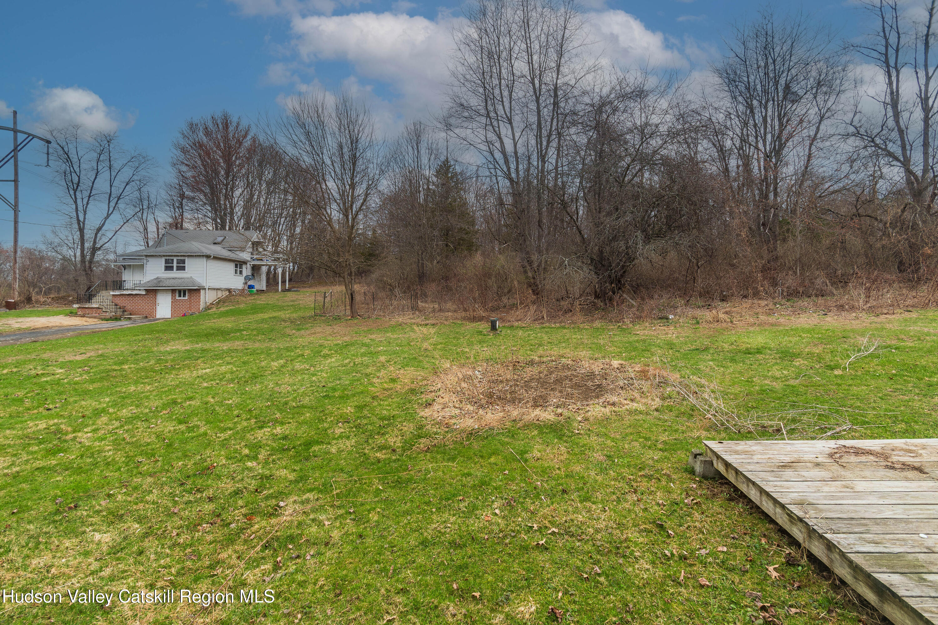 131 Station Road New Paltz, NY 12561 - Photo 30 of 31 a view of a backyard with large trees