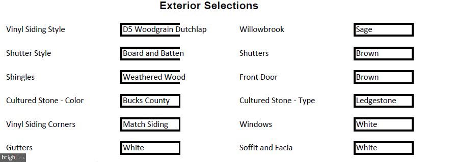 6735 Beverly Road Broad Run, VA 20137 - Photo 28 of 30 Exterior color selections