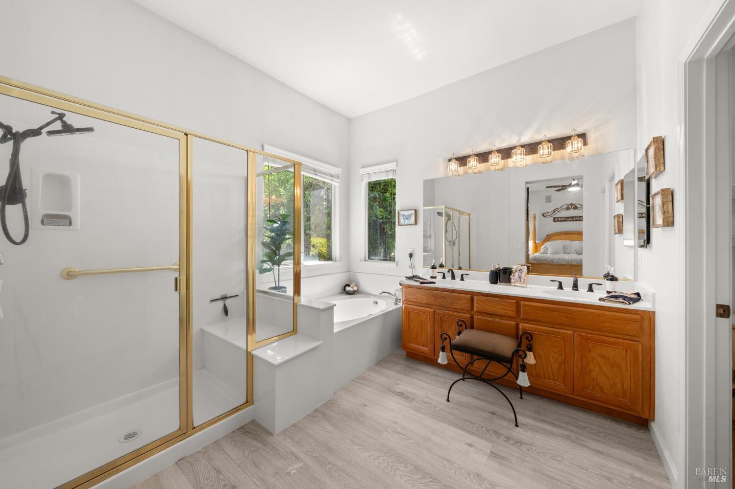 602 Summerset Drive Rio Vista, CA 94571 - Photo 21 of 65 Primary bathroom with walk in shower and adjacent bathtub