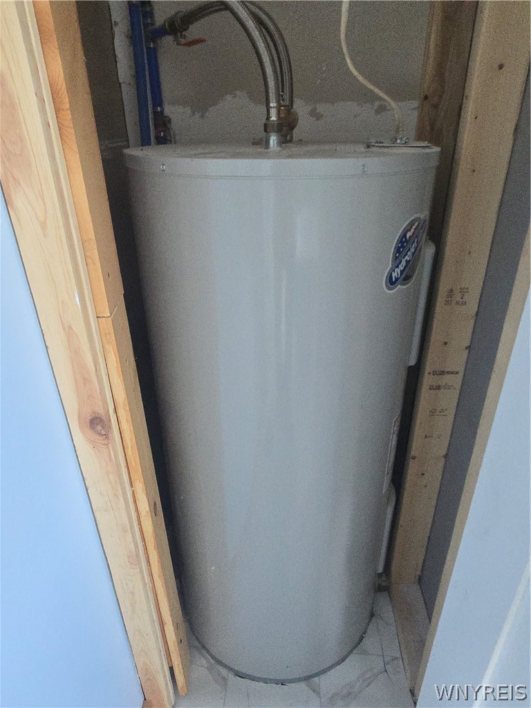 12507 Ridge Road Ridgeway, NY 14103 - Photo 16 of 22 Hot water heater - gas - located in bedroom 1 bath