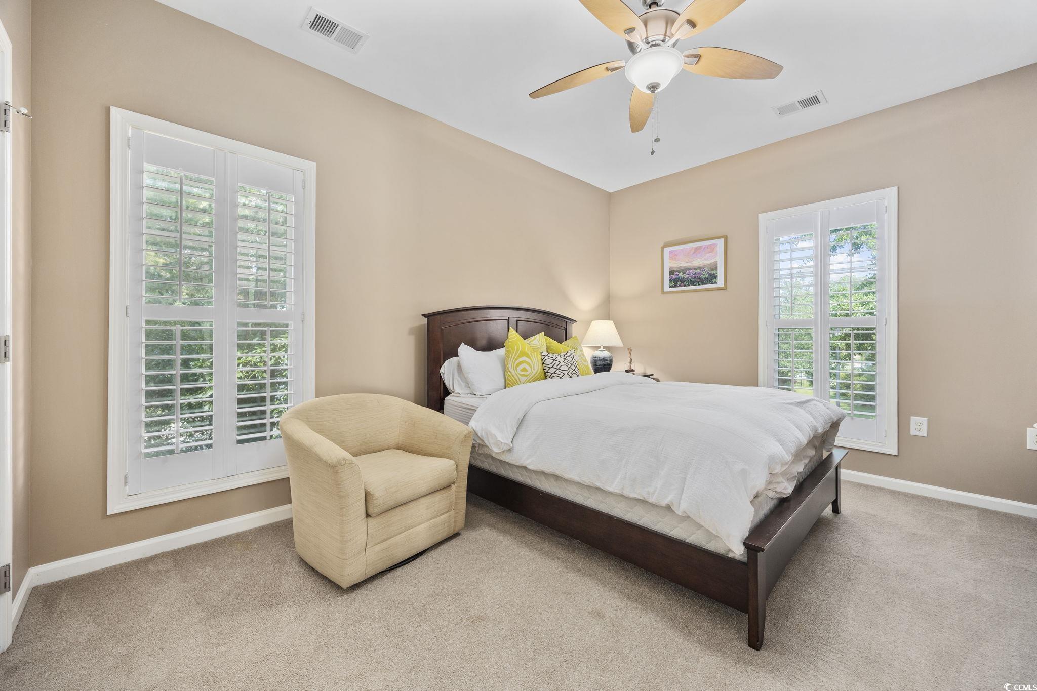 175 SummerWind Loop Murrells Inlet, SC 29576 - Photo 28 of 39 Bedroom with baseboards, carpet floors, and ceilin