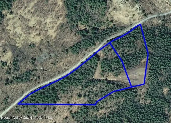 a view of a wooden bridge