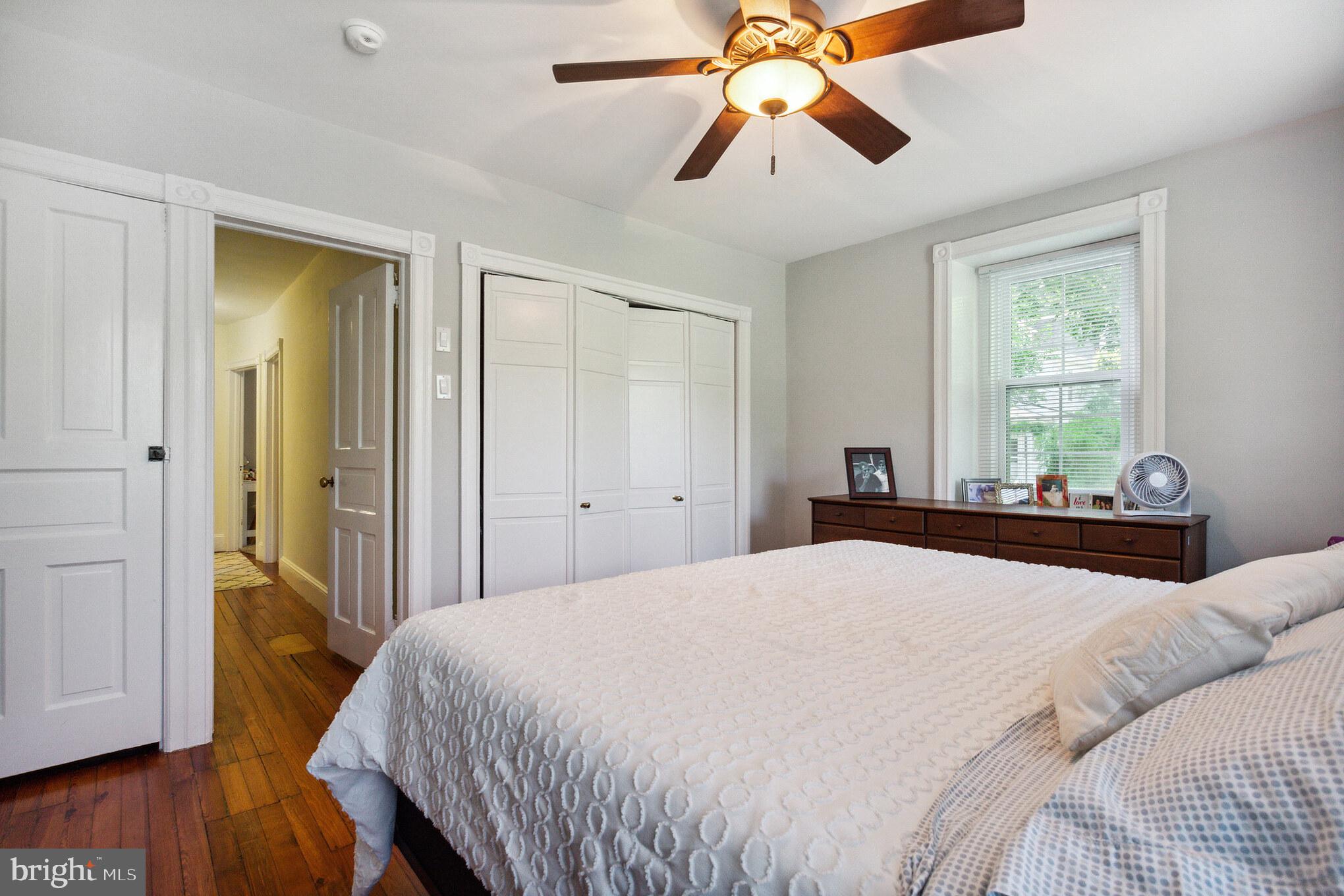 170 Idris Road Merion Station, PA 19066 - Photo 23 of 35 Primary Bedroom: Hardwood Floors & Ceiling Fan