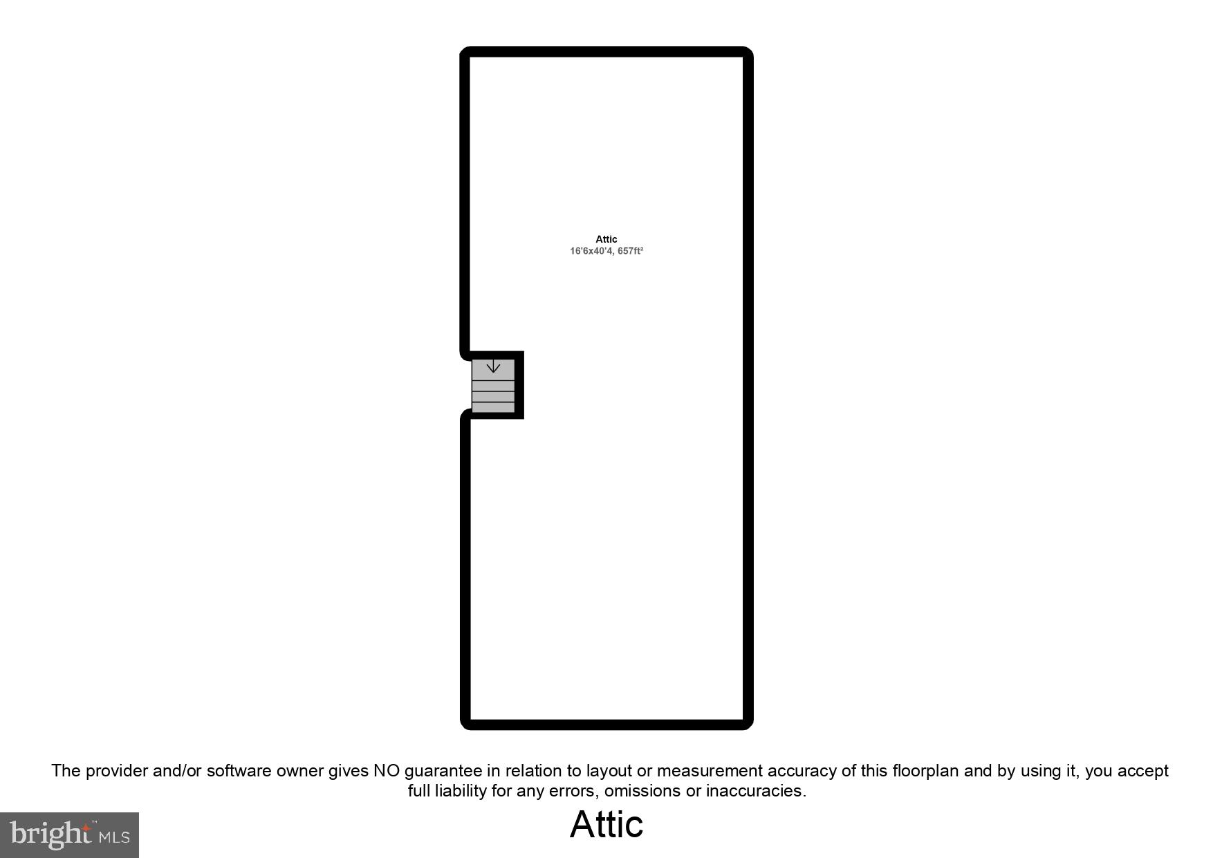 170 Idris Road Merion Station, PA 19066 - Photo 27 of 35 Floorplan: ATTIC