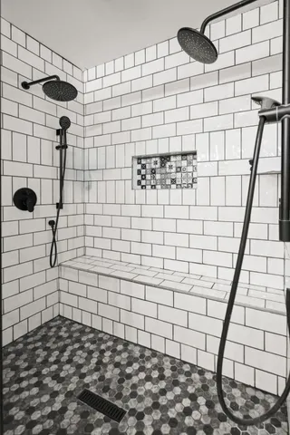 a kitchen with stainless steel appliances a refrigerator stove and microwave