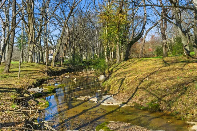 a view of a building with a porch