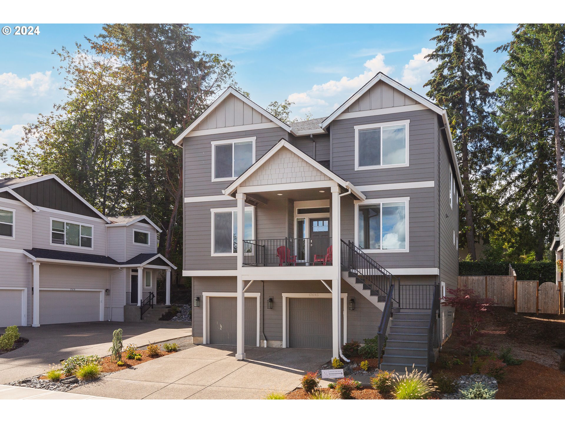 17683 Southwest Cobb Lane Beaverton, OR 97007 - Photo 2 of 27 a front view of a house with a yard