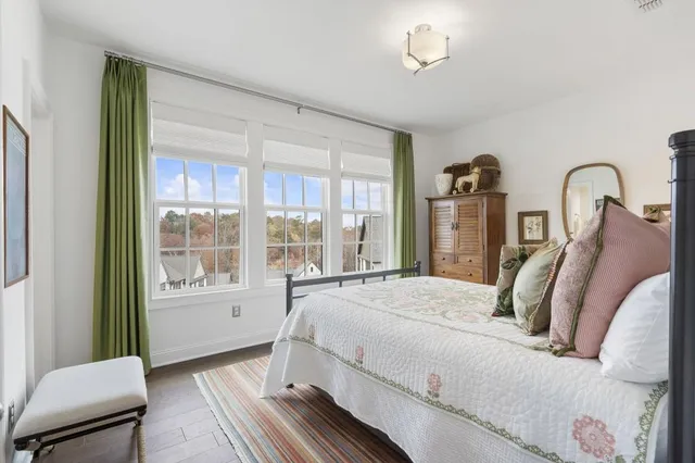 a view of staircase with living room