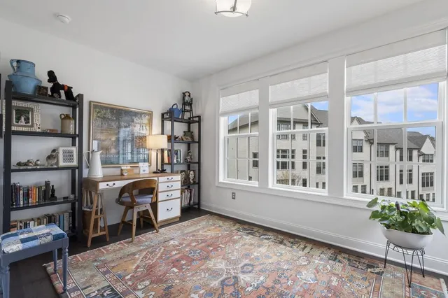 a view of living room and kitchen with furniture