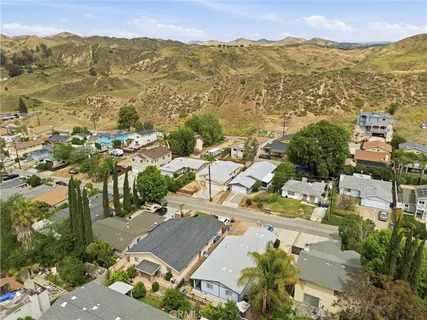 aerial view of a city with lots of buildings