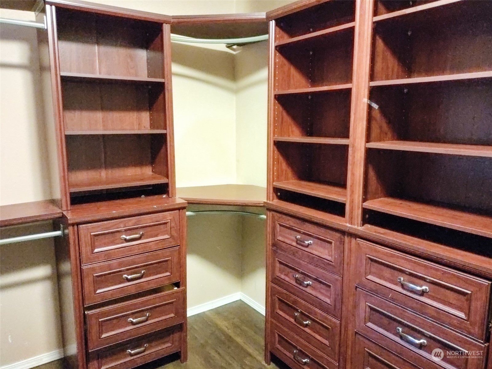 16032 Spanaway Loop Road South Spanaway, WA 98387 - Photo 11 of 28 a view of walk in closet with clothes and shoes