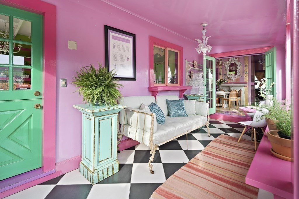 42 Spring Street Somerville, MA 02143 - Photo 12 of 23 a view of a patio with couches table and chairs with potted plants