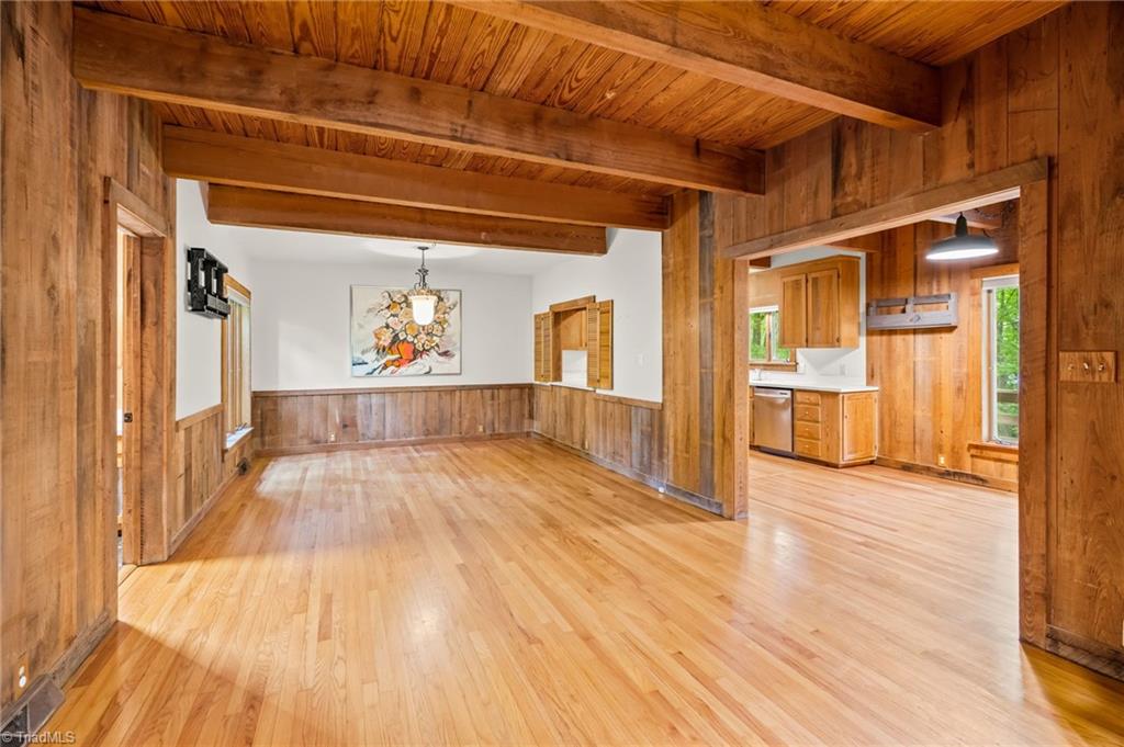 1715 Harper Road Asheboro, NC 27205 - Photo 12 of 48 Dining room into breakfast area and kitchen
