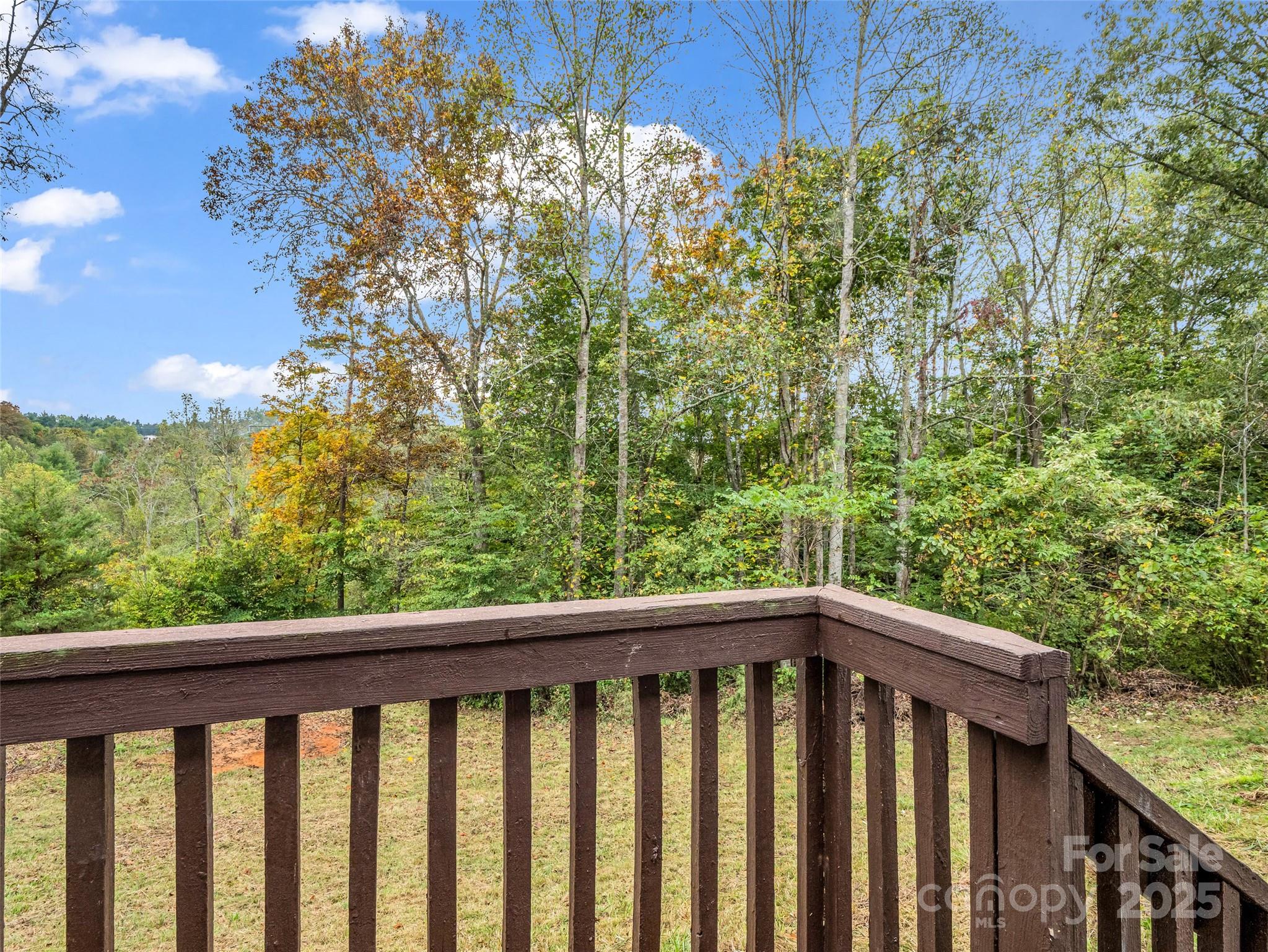 114 Leonards Lane Weaverville, NC 28787 - Photo 28 of 34 a view of a balcony with an outdoor space