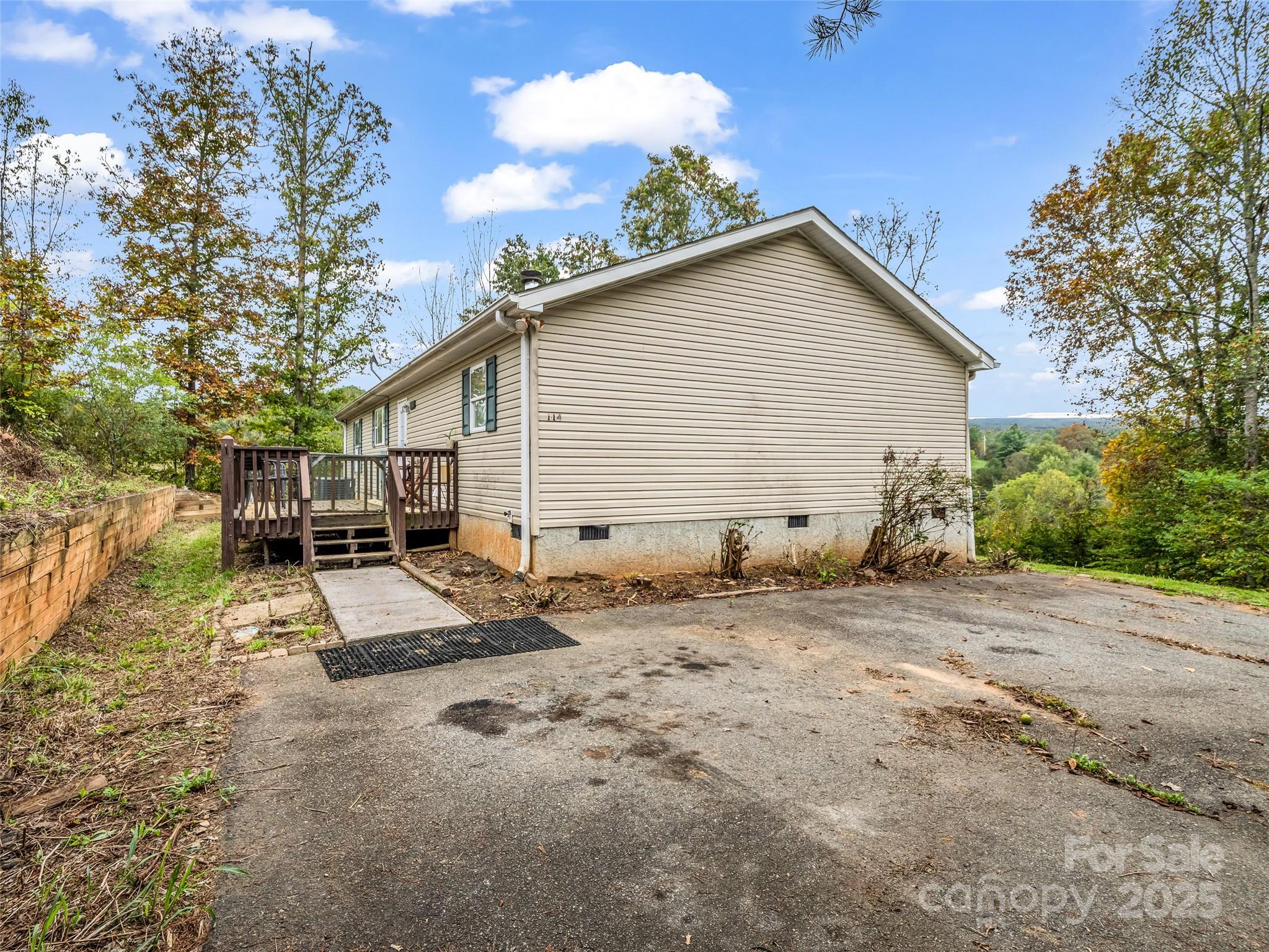 114 Leonards Lane Weaverville, NC 28787 - Photo 29 of 34 a view of a house with backyard
