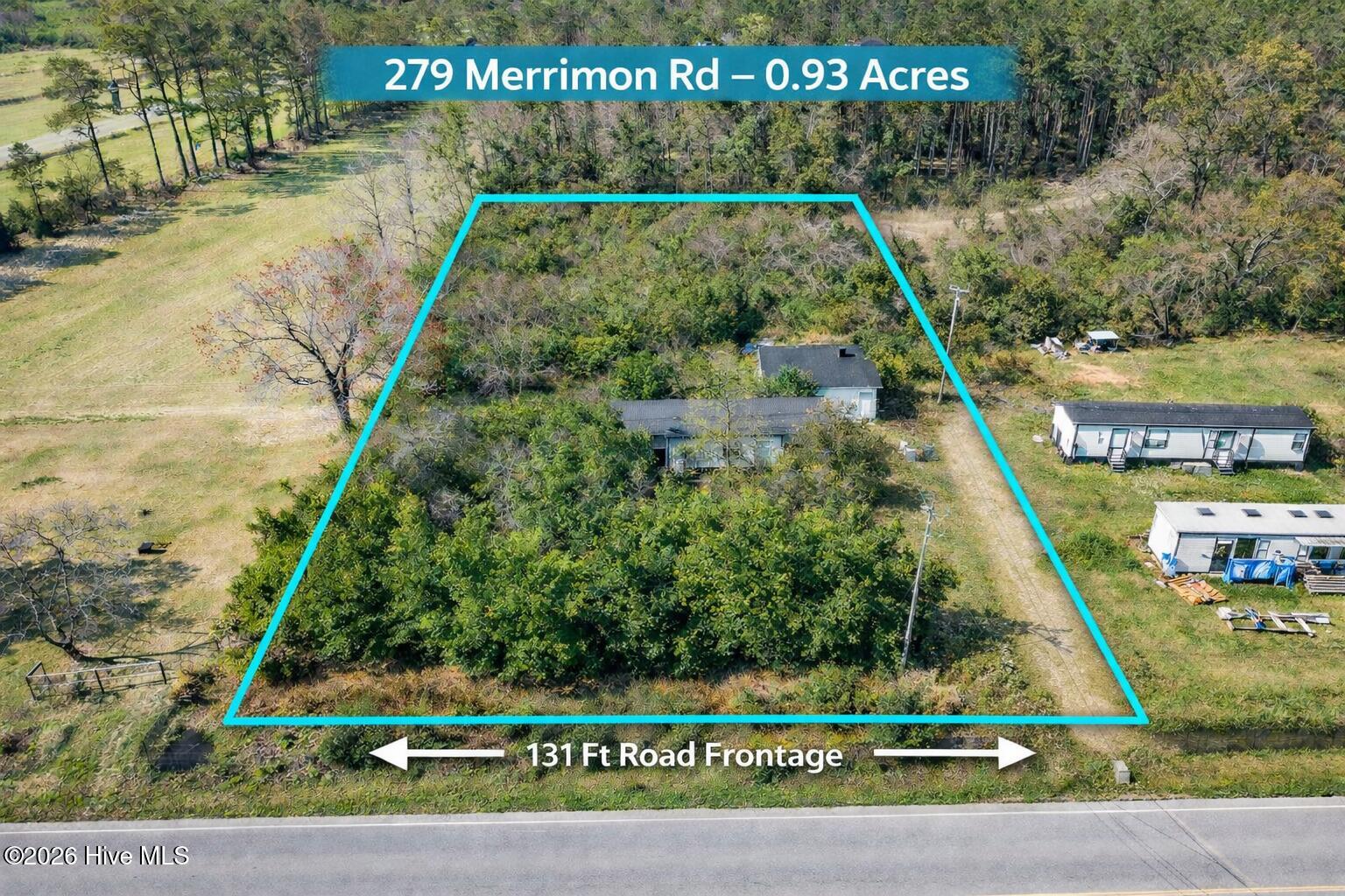 279 Merrimon Road Beaufort, NC 28516 - Photo 2 of 17 Lines are approximate and Acreage is from GIS