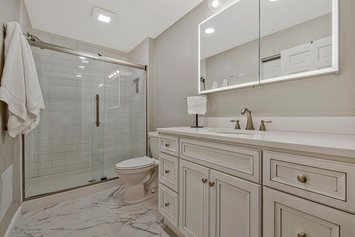 1008 Timber Trail Road Baltimore, MD 21286 - Photo 24 of 47 Gorgeous, renovated primary bathroom.