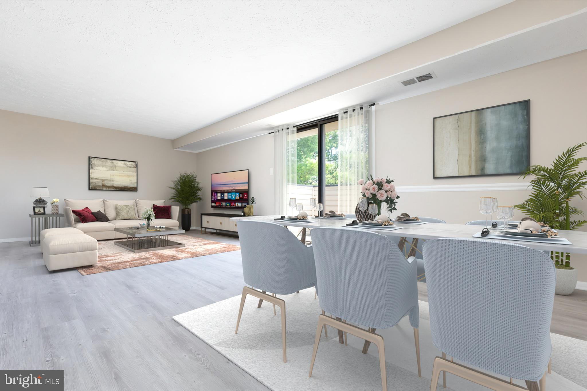19505 Gunners Branch Road, Unit 733 Germantown, MD 20876 - Photo 2 of 42 Living/Dining (Virtual staging)