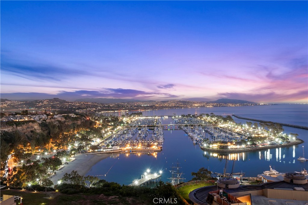 24372 Barbados Drive Dana Point, CA 92629 - Photo 37 of 39 a view of a city with lots of residential buildings ocean and mountain in the back