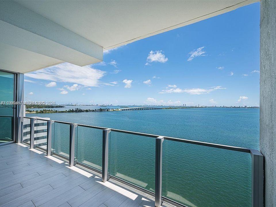 2900 Northeast 7th Avenue, Unit 1003 Miami, FL 33137 - Photo 15 of 15 a view of a balcony with an ocean view