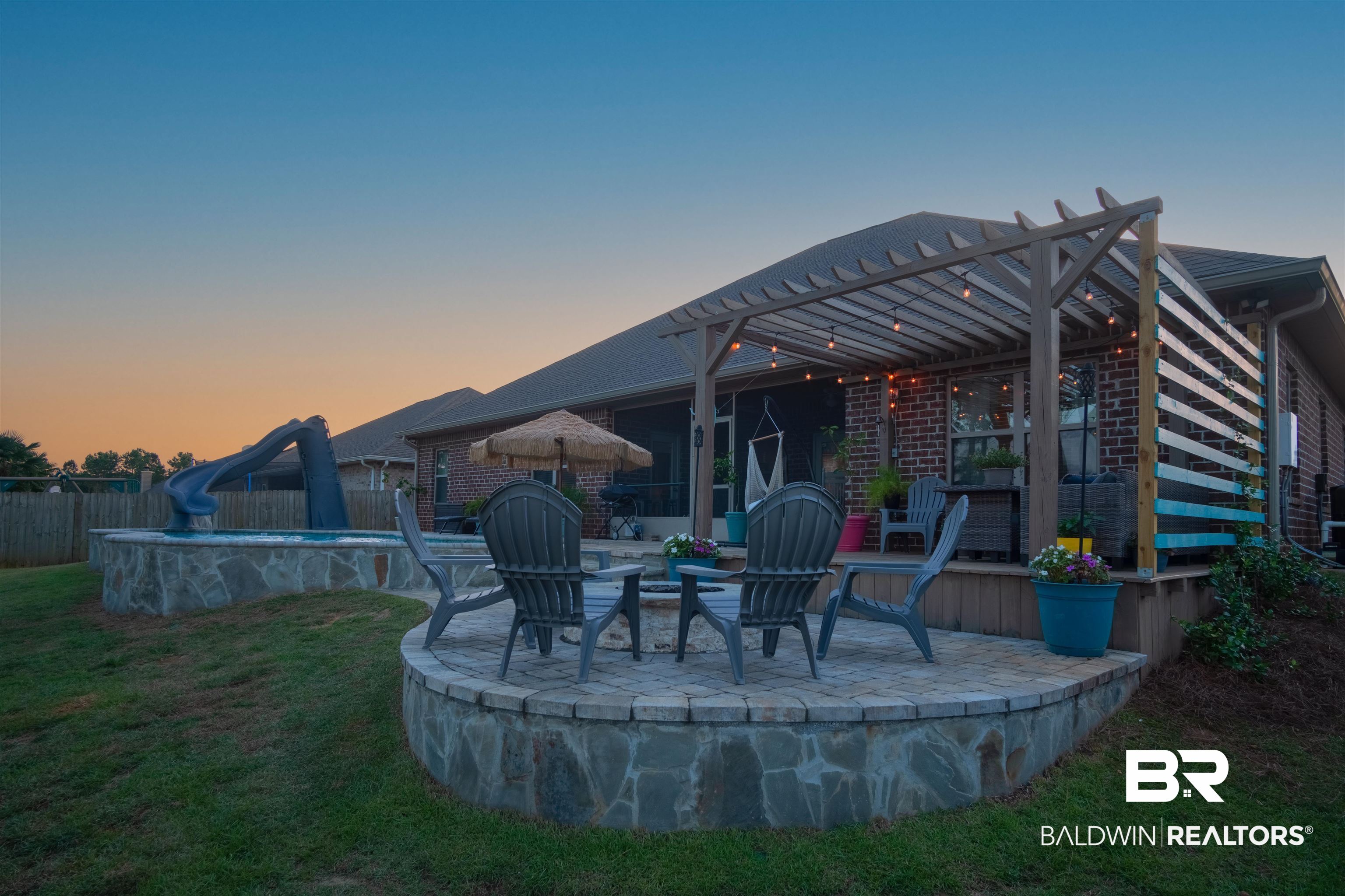 31560 Hoot Owl Road Daphne, AL 36527 - Photo 3 of 27 Fire pit patio area