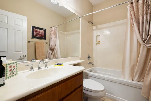 a view of city and mountain