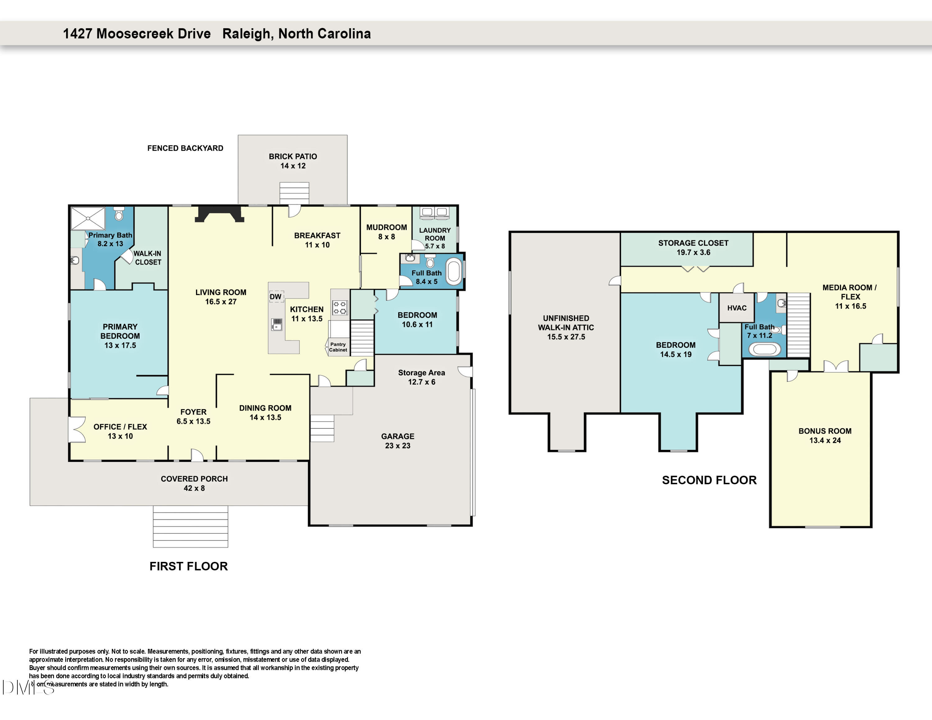 1427 Moosecreek Drive Raleigh, NC 27614 - Photo 48 of 48 view of a kitchen with refrigerator and washer