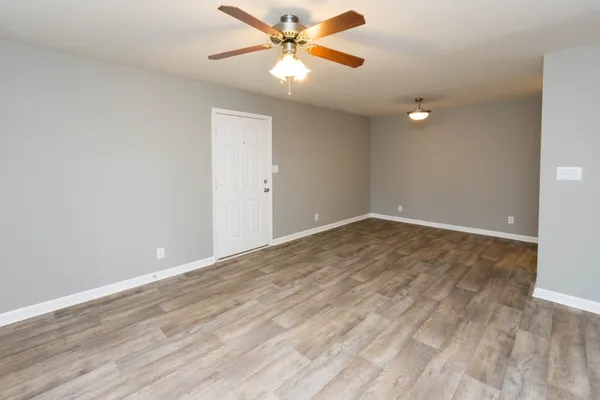 wooden floor in an empty room
