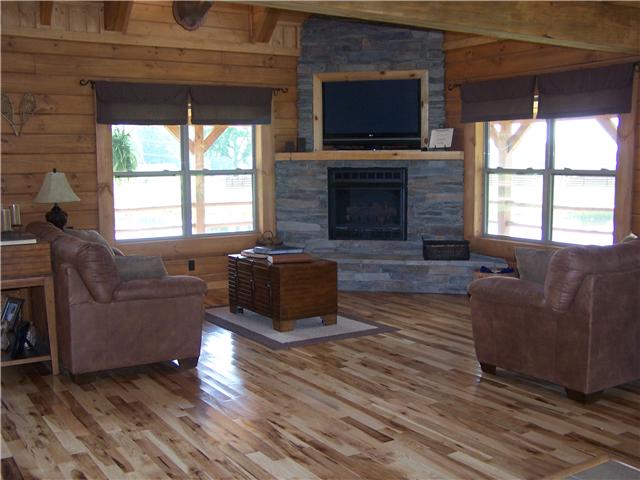 389 North Scenic Road Monteagle, TN 37356 - Photo 5 of 12 Fireplace in this greatest of great rooms, with views to ponds on all sides!