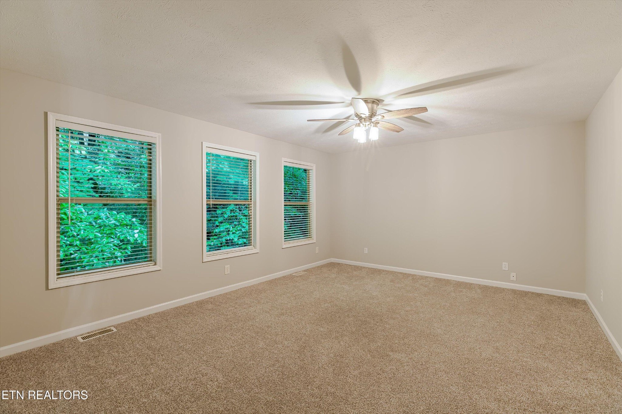 147 California Avenue Oak Ridge, TN 37830 - Photo 28 of 39 an empty room with windows and fan