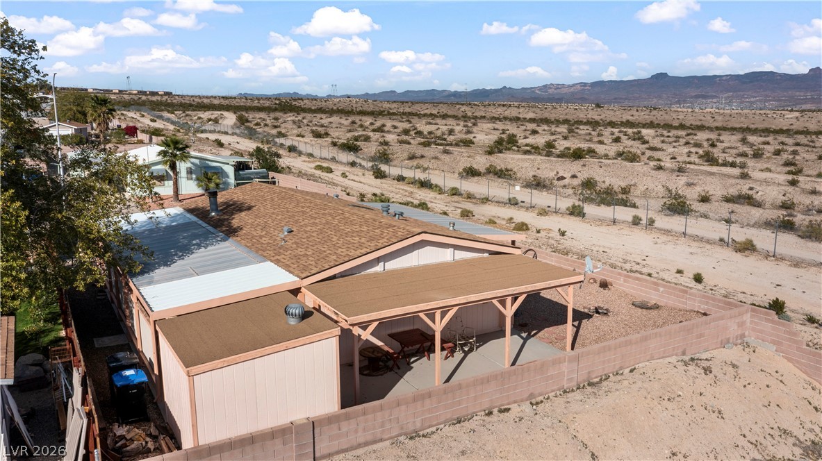1609 Cajon Court Laughlin, NV 89029 - Photo 67 of 69 View of home and backyard featuring a desert landscape and mountains