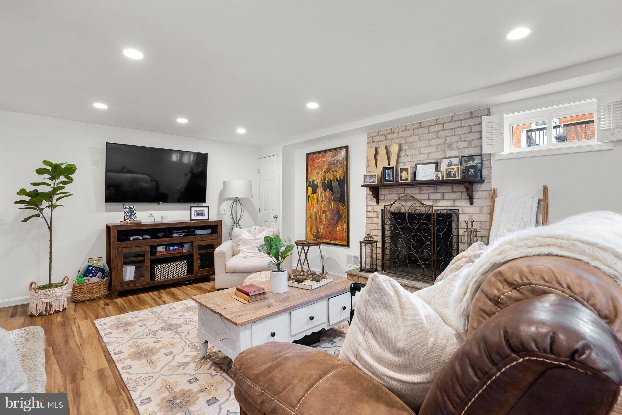 19617 Charline Manor Road Olney, MD 20832 - Photo 33 of 54 Future kitchen hook-ups behind tv wall