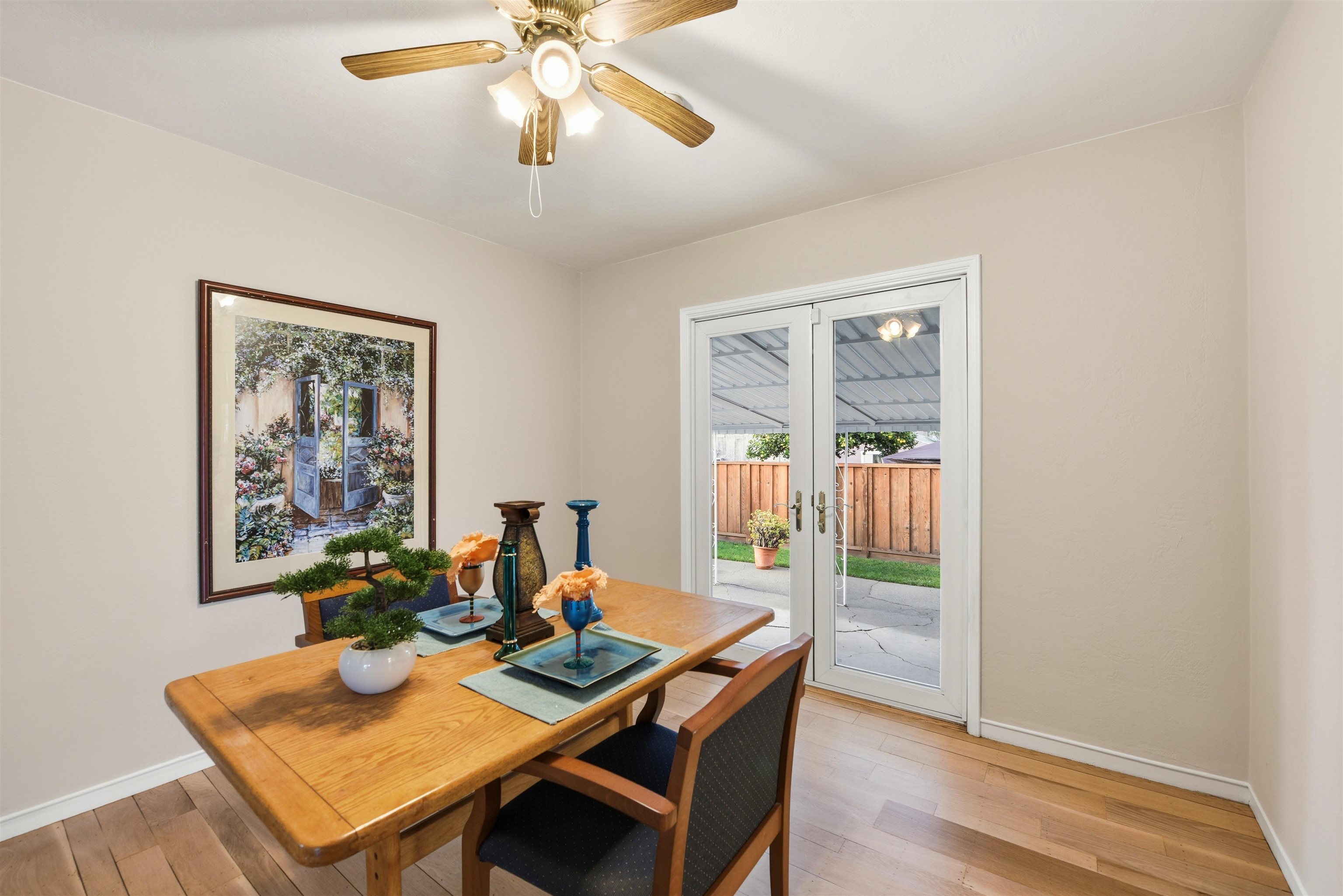 1903 Bradhoff Avenue San Leandro, CA 94577 - Photo 11 of 34 a view of a dining room with furniture window and wooden floor