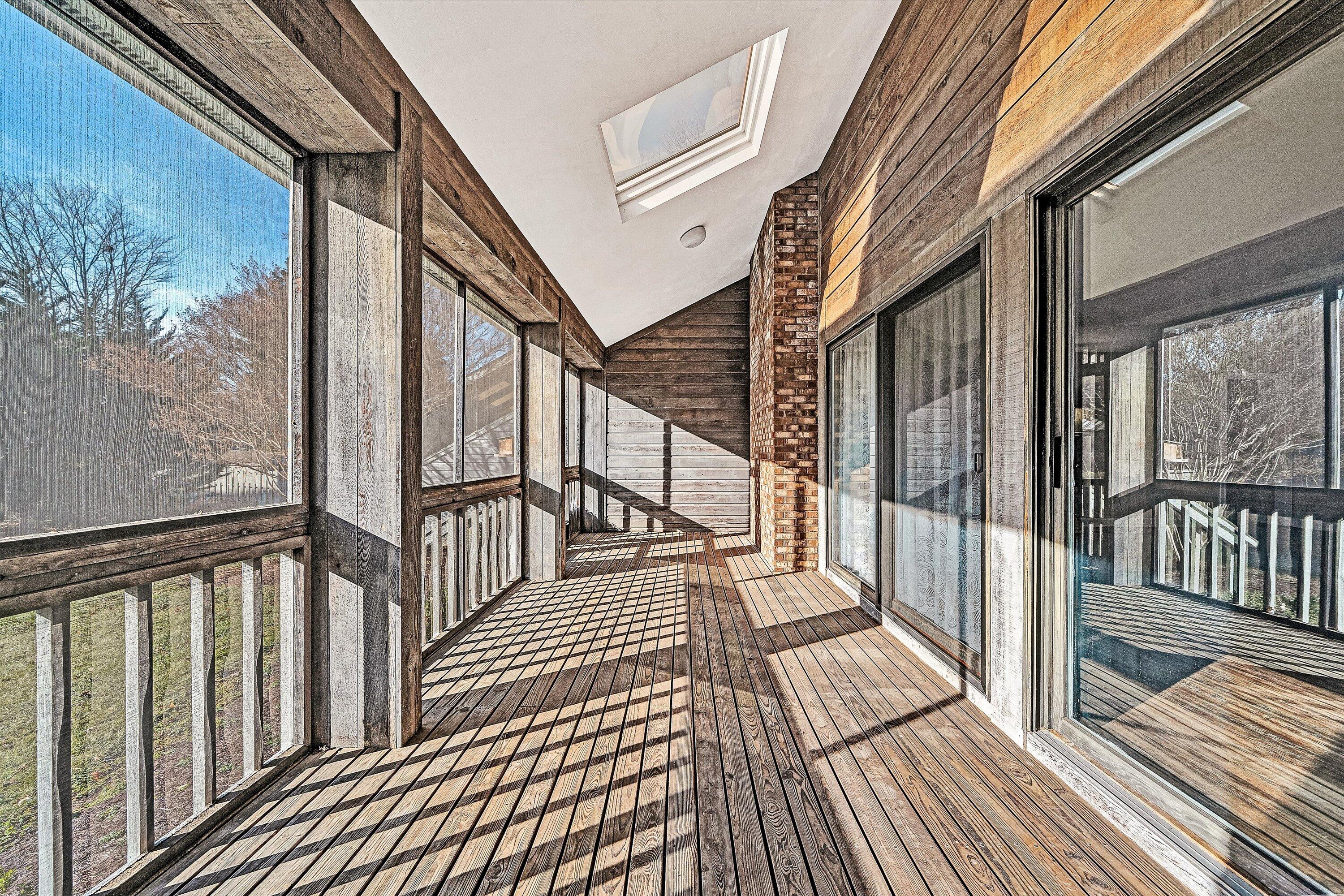 2537 South Clearing Road Salem, VA 24153 - Photo 25 of 28 a view of a balcony with wooden floor and floor