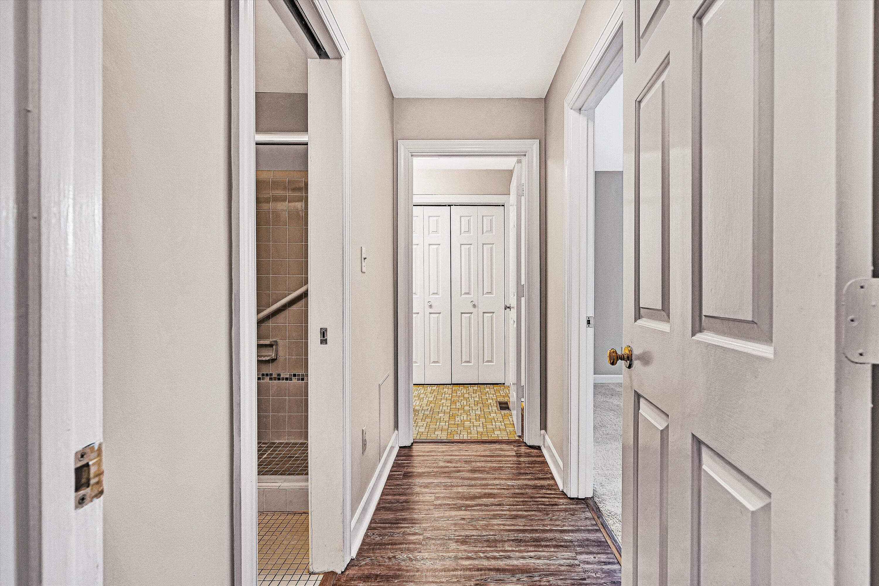2537 South Clearing Road Salem, VA 24153 - Photo 8 of 28 a view of a hallway with a wooden door