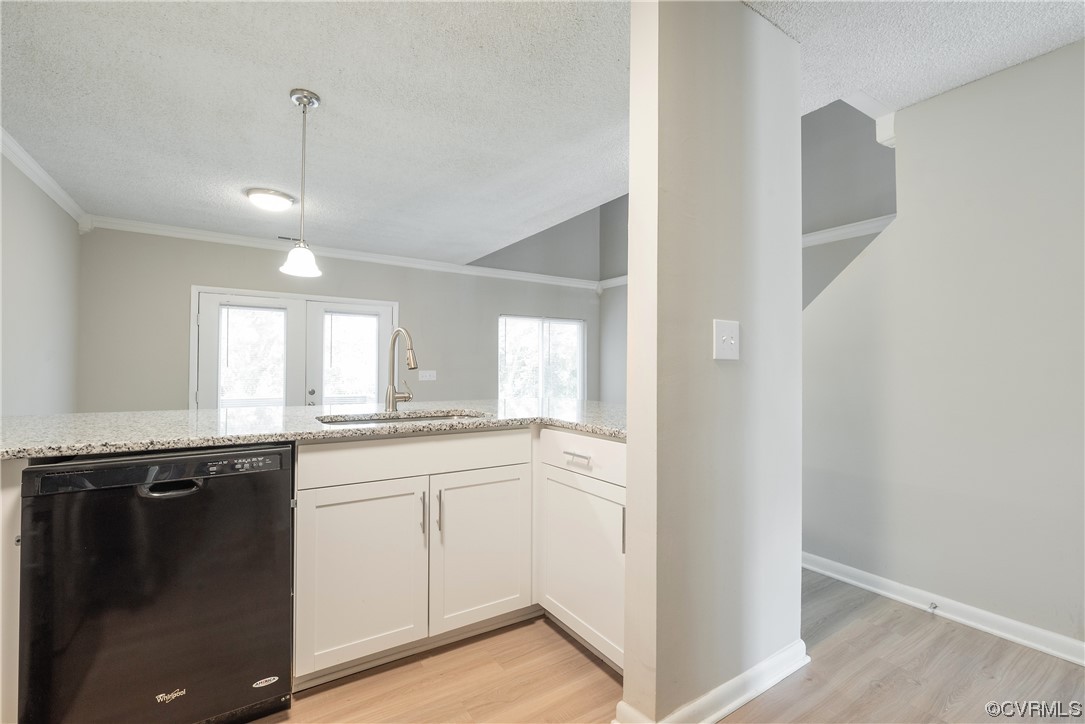 2675 Chancer Drive Henrico, VA 23233 - Photo 17 of 49 a kitchen with granite countertop white cabinets and white appliances