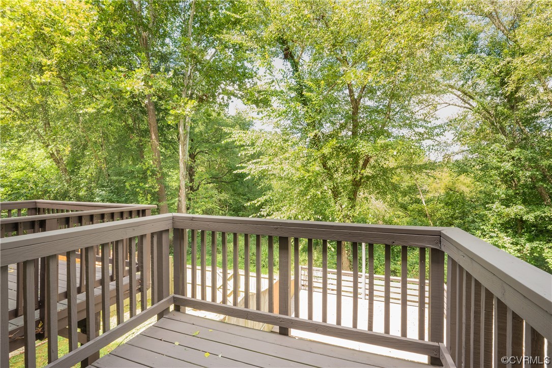 2675 Chancer Drive Henrico, VA 23233 - Photo 20 of 49 a view of balcony with wooden floor and fence