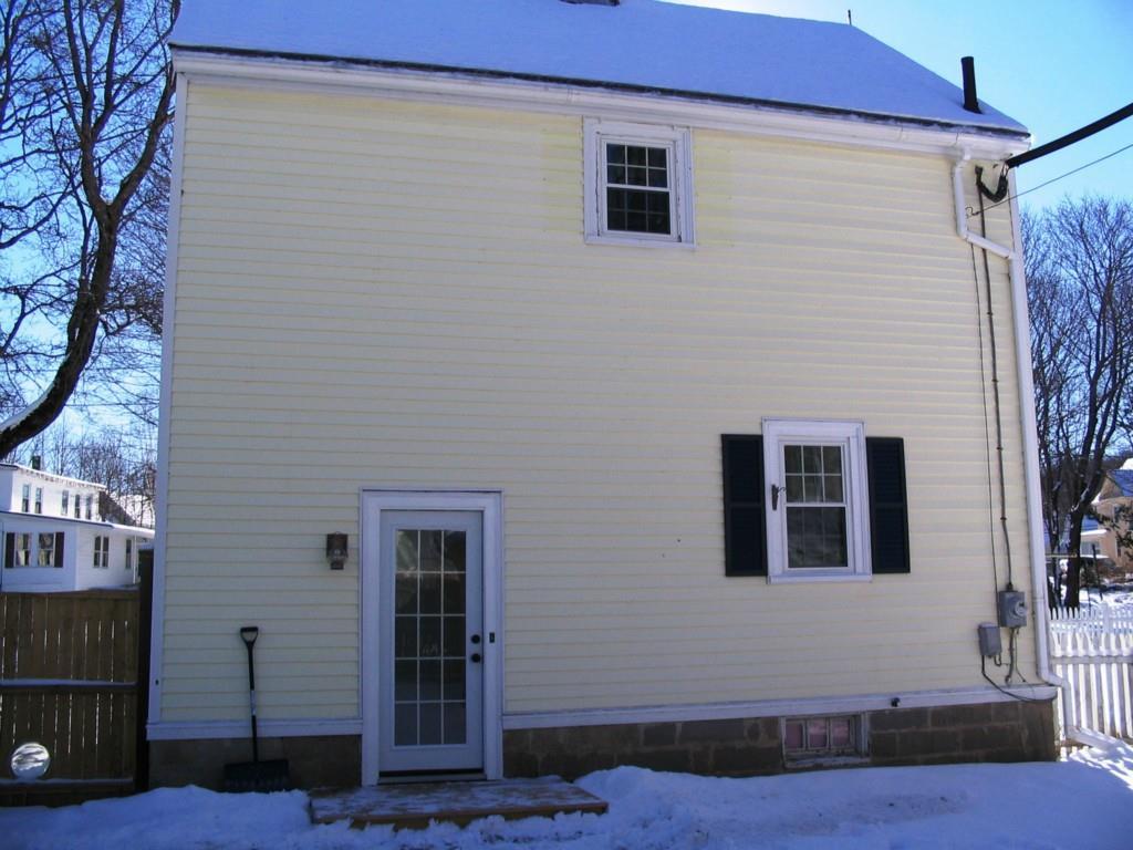 77 Academy Street Bath, ME 04530 - Photo 4 of 35 Rear of the home. New door and...